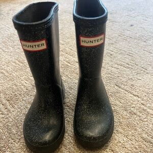 Hunter Speckled Black Boots